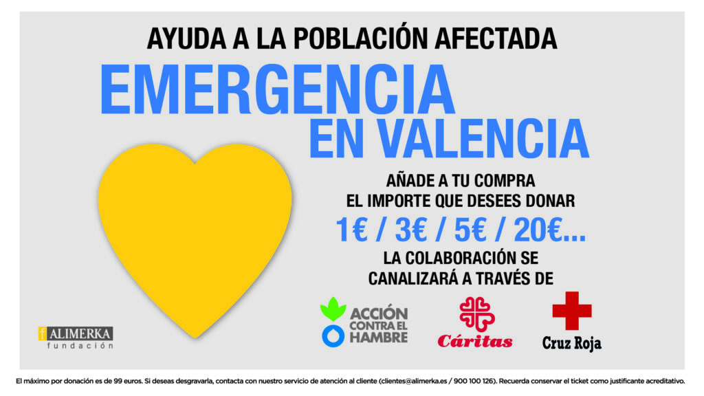 Alimerka presta ayuda a la población afectada por la emergencia en Valencia.