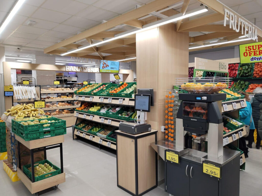 Frutería del Alimerka de la calle Doctor Fleming en Zamora