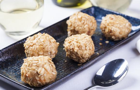 Croquetas de salmón y avena