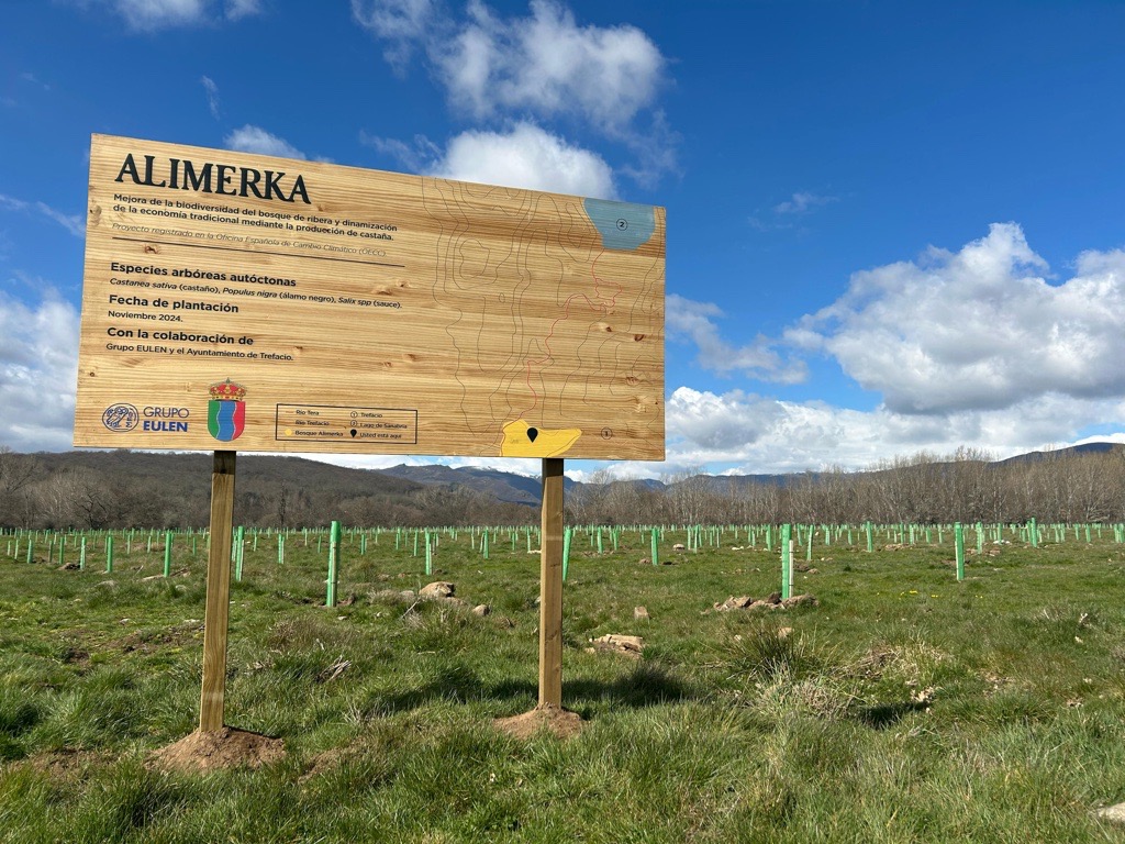 Cartel bosque Alimerka